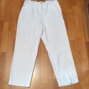 Koret White Pants Size 16 Work Or Summer Stretch